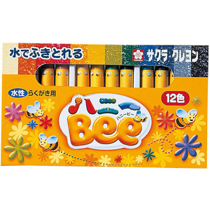 サクラクレパス クレヨン水性 12色 ハニーBee FC62165-WY12R1-イメージ1