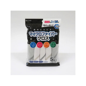 東和産業 NC マイクロファイバークロス 5個入 FCJ089E-10889-イメージ1