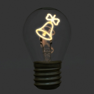 JTT かわいい電球型イルミネーション FunnyNeoBulb ファニーネオンバルブ ベル JTNBULB-BEL-イメージ2