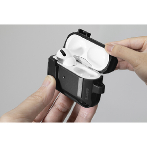 LAUT AirPods Pro(第2世代)用ケース ZENTRY ブラック L_APP2_ZE_BK-イメージ6