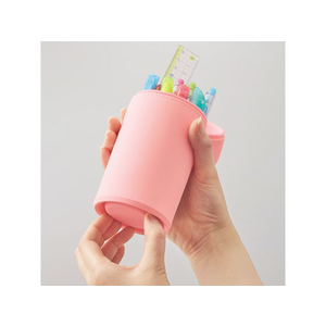 リヒトラブ SMART FIT プニラボ スタンドペンケース(BIGサイズ) クロネコ FC16858-A7714-3-イメージ5