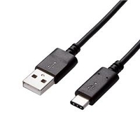 エレコム USB3．1ケーブル(A-C) 0．5m ブラック USB3-AC05NBK