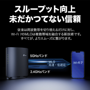 ティーピーリンク Wi-Fi 7 無線LANルーター 2882+688Mbps BE3600 2．5ギガWAN&LANポート EasyMesh対応 MLO 4ストリーム IPoE IPv6対応 3年保証 ARCHER BE3600 PRO-イメージ7