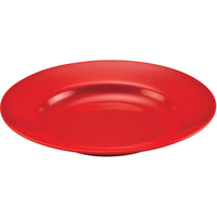 エンテック ラーメンどんぶり受皿(スープ皿 9吋) 赤 FC72711-NO.50R