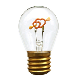 JTT かわいい電球型イルミネーション FunnyNeoBulb ファニーネオンバルブ やとハート JTNBULB-AHT-イメージ1
