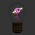 JTT かわいい電球型イルミネーション FunnyNeoBulb ファニーネオンバルブ やとハート JTNBULB-AHT-イメージ2