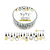 ワールドクラフト キラキラマスキングテープ Lights 15mm×7m 4個 FC39763-KRMT15-005-イメージ1