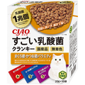 いなばペットフード CIAO すごい乳酸菌クランキー まぐろ節・かつお節バラエティ 20g×10袋 ﾆﾕｳｻﾝｷﾝｸﾗﾝｷ-ﾏｸﾞﾛｶﾂｵB200G