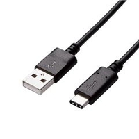 エレコム USB3．1ケーブル(A-C) 1．0m ブラック USB3AC10NBK