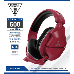 TURTLE BEACH ゲーミングヘッドフォン Stealth 600 Gen 2 MAX ミッドナイトレッド TBS-3172-01 TURTLE BEACH ゲーミングヘッドフォン Stealth 600 Gen 2 MAX ミッドナイトレッド TBS-3172-01