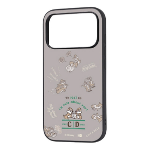 レイ・アウト iPhone 18 Pro用 / 17 Pro用 / ディズニー / maru 衝撃吸収 バンパー ハイブリッドケース / チップ＆デール_ベストフレンズ RJ-DP58K4TB/CD9-イメージ1
