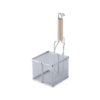 リトルウッド 木柄コンパクト角型フライヤー篭(たこから揚げ用) FC566SL-360053