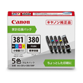 キヤノン インクカートリッジ BCI-381S+380／5MP マルチP5色 FCE106Y-BCI-381S+380/5M