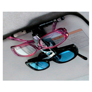 星光産業 サングラスホルダーツイン2 BK FC57816-EC38-イメージ2