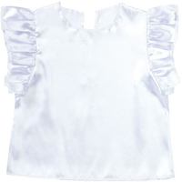 アーテック ソフトサテン フリフリシャツ 白 J FCE178V-19381