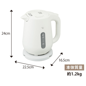 象印 電気ケトル(1．2L) ホワイト CK-VA12-WA-イメージ7