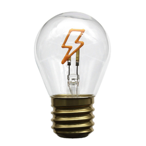 JTT かわいい電球型イルミネーション FunnyNeoBulb ファニーネオンバルブ かみなり JTNBULB-LIT-イメージ1