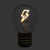 JTT かわいい電球型イルミネーション FunnyNeoBulb ファニーネオンバルブ かみなり JTNBULB-LIT-イメージ2