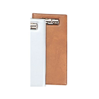 えいむ ビニール 伝票ホルダー(二ツ折り)BH-101 茶 FC496LR-5980000