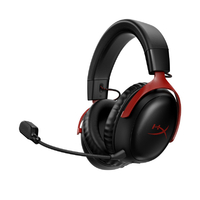 HyperX HyperX Cloud III ワイヤレスゲーミングヘッドセット ブラック/レッド 77Z46AA