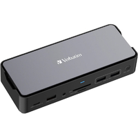 Verbatim バスパワー USB Type-Cハブ ドッキングステーション 15 in 1 32173