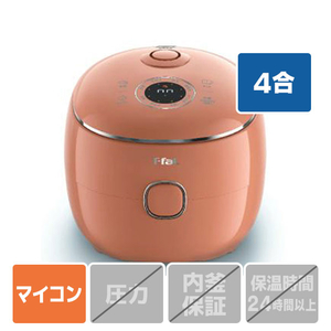 ティファール ザ・ポップ マイコン式炊飯器 4合 サニーオレンジ RK535TJ0-イメージ1