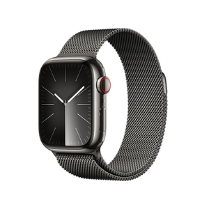 Apple Apple Watch Series 9(GPS + Cellularモデル)- 41mm グラファイトステンレススチールケースとグラファイトミラネーゼループ MRJA3J/A-イメージ1