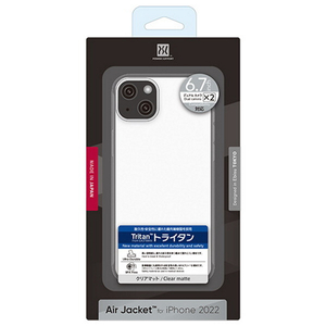 パワーサポート iPhone 14 Plus用保護ケース Air Jacket Clear matte PFIM-74-イメージ2