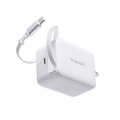 エレコム 巻き取り式ケーブル一体型AC充電器(35W/C×1+Cケーブル×1) ホワイト MPA-AC12835WH