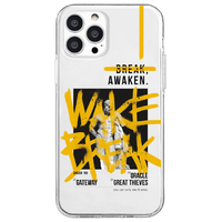 Dparks iPhone 13 Pro用ソフトクリアケース AWAKEN YELLOW DS21174I13P