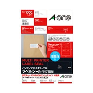 エーワン ラベルシール(100シート入) A-ONE.28174-イメージ1