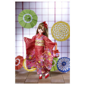 タカラトミー リカちゃん LD-30 Kimonoリカちゃん 紅 LD30KIMONOﾘｶﾁﾔﾝｸﾚﾅｲ-イメージ4