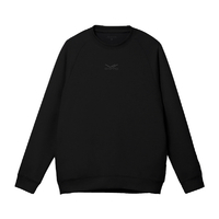 MTG SIXPAD リカバリーウェア クルーネック L 26AW ブラック SW-BR-K95C-L