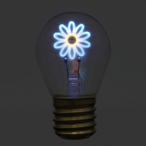 JTT かわいい電球型イルミネーション FunnyNeoBulb ファニーネオンバルブ ヒナギク JTNBULB-DSY-イメージ2