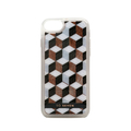 SOSEVEN iPhone SE(第3世代)/SE(第2世代)/8/7用ケース FASHION CUBIC GLITTER ピンクゴールド SS13174I8