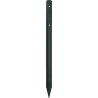 トラスコ 耐候性樹脂丸杭　Φ５５Ｘ９００　穴あり TMK-5509A