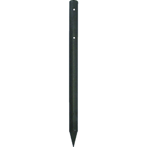 トラスコ 耐候性樹脂丸杭　Φ５５Ｘ９００　穴あり TMK-5509A-イメージ1