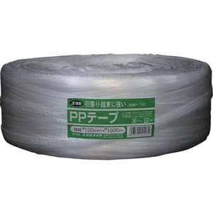 ユタカメイク 荷造り紐 PPゴールド平テープ 100mm×1000m 1.5KG FCA821U-1137029-イメージ1