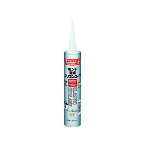 コニシ ボンド変成シリコンコーク 333ml 白 #57078 カートリッジタイプホワイト333-40～90℃ FC626EP-4922069-イメージ1