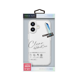 PGA iPhone 17用ハイブリットケース クリア PG-25APT01CL-イメージ1