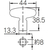エスコ 共用栓カギ FCE399H-EA468BP-1-イメージ2