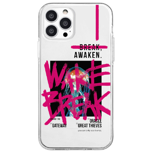 Dparks iPhone 13 Pro用ソフトクリアケース AWAKEN PINK DS21175I13P-イメージ1