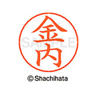 シヤチハタ ネームペン用ネーム シルバー 既製 金内 FC46513-X-GPS-0742