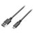 多摩電子工業 WリバーシブルmicroUSBタフケーブル 1.2m ブラック TH97SRT12K-イメージ1