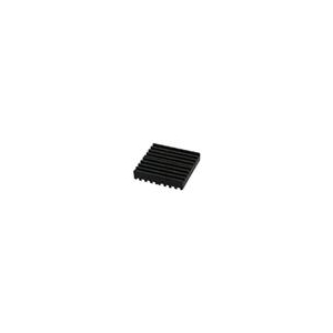 光 両面筋入りゴム　黒 WBG10-75-イメージ1