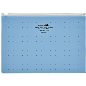 リヒトラブ AQUA DROPs クリヤーケース A5 青 5枚 FC39933-F5302-8-イメージ1