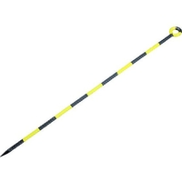 トラスコ中山 カラー異形ロープ止め丸型 黄／黒 FC209KV-2755173