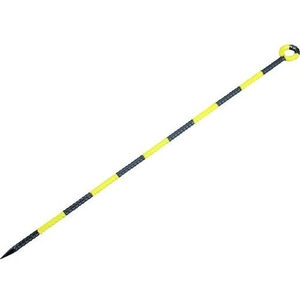 トラスコ中山 カラー異形ロープ止め丸型 黄／黒 FC209KV-2755173-イメージ1