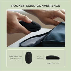 Satechi Satechi社製 OntheGo(TM) Bluetooth マウス ブラック PST-MOTGK-イメージ8