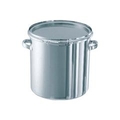 日東金属工業 ステンレスタンク　ストレートレバーバンド式密閉タンク（フタ付）　100L CTL-47H